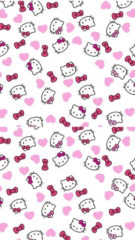 Wallpaper Hello Kitty Aesthetic, Background Hello Kitty, Hello Kitty Bg, Hello Kitty Pattern, Hello Kitty Wallpaper Hd, Pink Wallpaper Hello Kitty, Hello Kitty Background, Kitty Background, Walpaper Hello Kitty