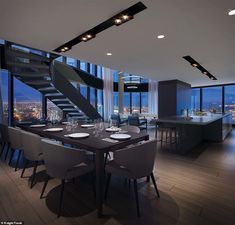 Avengers Dr, Luxury Apartments Interior, Luxury Penthouse, Penthouse Apartment, Dream House Rooms, Luxury Homes Dream Houses, Dream Apartment, Dream House Interior, Decor Minimalist