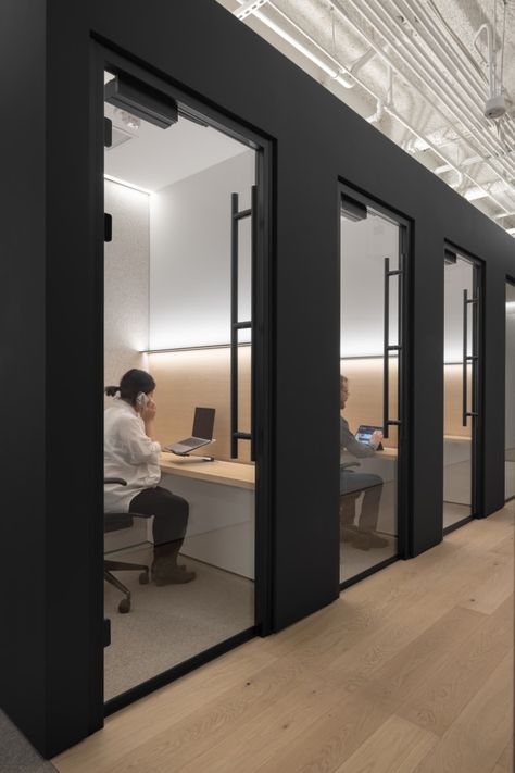 Collab Spaces Office Designs, Work Pod, Staff Lounge, All The Right Moves, San Francisco Interiors, Millwork Details, Office Pods, Office Photo, Office Snapshots