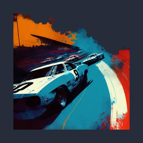 Check out this awesome 'Retro Nascar Race %28cut away%29' design on @TeePublic! Talladega Superspeedway, Talladega Nights, Ricky Bobby, Nascar Cars, Nascar Race, Car Artwork, Racing Posters, Car Mechanic, Nascar Racing