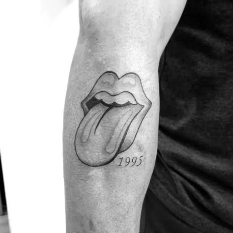 Kilroy Was Here Tattoo, Rolling Stones Tattoo Ideas, Rs Tattoo, Rock And Roll Tattoo, Stones Tattoo, Tongue Tattoo, Rolling Stones Tattoo, Icon Tattoo, Stone Tattoo