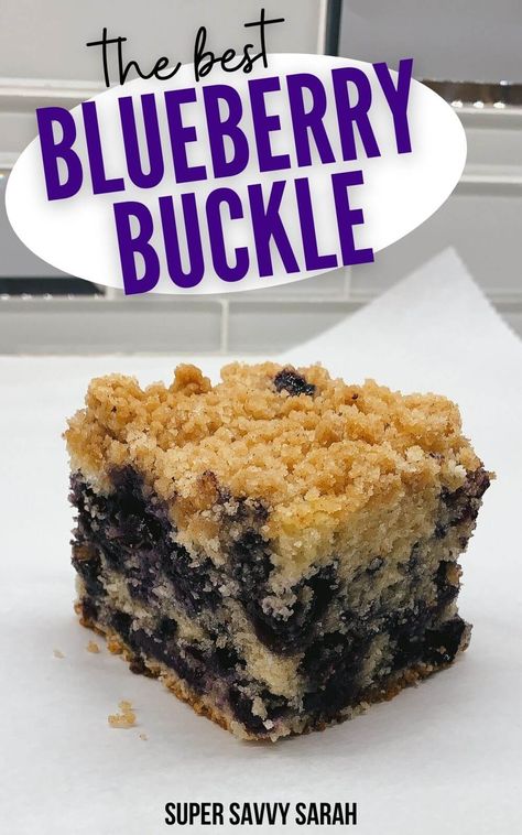 Blueberry Recipes Easy, Frozen Blueberry Recipes, Buckle Cake, Buckle Recipe, Blueberry Buckle Recipe, Fresh Blueberry Recipes, Blueberry Crisp Recipe, Blueberry Desserts Recipes, Cake Blueberry