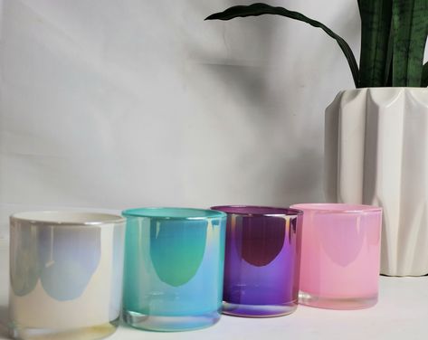 Want a spring look for your candle vessels? 🌸 Our Monticiano Iridescent candle vessels are just what you need! Available in colors Pearl, Mermaid, Pixie, and Unicorn. These candle vessels hold up to 7 ounces of wax and have thick walls and a base that will assist with reducing the external temperature. Available CandleMakingSupplies.Net ✨ #GeneralWax#candleloversmusthave#candlelove #candledecor #candlemaking #candlesofinstagram #candlesupplies #candlevessels #startyourownbusiness #wesupporth… Lux Candle, Iridescent Candle, Lux Candles, Candle Vessels, Pearl Mermaid, Wedding Wishlist, Creative Candles, Candle Business, Spring Look