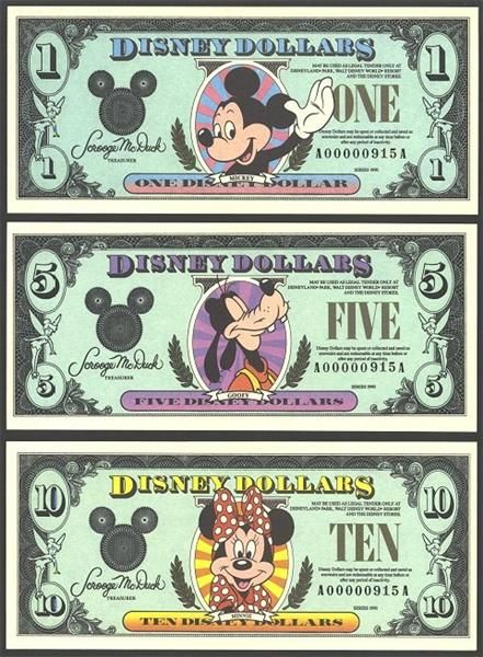 Disney Dollars, Printable Play Money, Disney Money, Play Money, Disney Party, Barbie Diy, Mickey And Minnie, Paper Toys, Disney Wallpaper