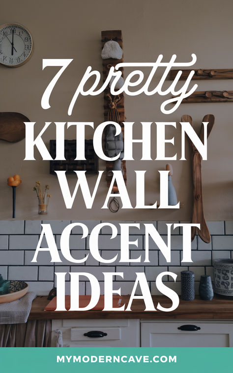 Give your kitchen a stunning makeover with these 7 kitchen wall accent ideas that bring personality and charm to any space! Explore options like bold backsplash tiles, statement wall art, or rustic open shelving to add visual interest and style. Whether your kitchen is modern, farmhouse, or eclectic, these ideas help you create a feature wall that stands out. Upgrade your walls with creative accents that turn your kitchen into the heart of your home! Pantry Wall Art Ideas, Wall Paneling Ideas For Kitchen, Kitchen Wall Makeover Ideas, Vertical Kitchen Wall Decor, Modern Farmhouse Wall Decor Kitchen, Kitchen Wall Decor Ideas Above Stove, Decorative Wall In Kitchen, Kitchen Decorative Wall, Accent Wall Next To Kitchen Cabinets