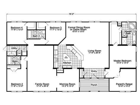 Triple Wide Mobile Homes, Shelf Measurements, Manufactured Homes Floor Plans, Modular Home Plans, New Mobile Homes, Palm Harbor Homes, Mobile Home Floor Plans, Single Wide Mobile Homes, Modular Home Floor Plans