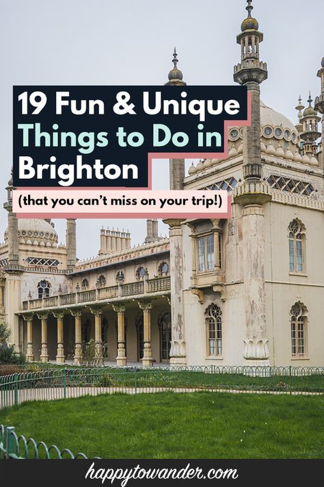 19 Unique & Fun Things to Do in Brighton, England Things To Do In Brighton, Colour Personality, London England Travel, Brighton England, British Seaside, Brighton Beach, Expat Life, England Travel, Great British