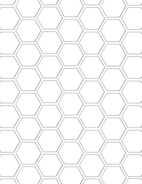 This is a hexagon template I made that you can use as is, or fill with patterns or colours to make your own custom patterned papers.   SIZE: Standard 8.5 x 11 inches  Terms of Use: Please feel free to use this for anything you make that is handmade to sell. You may also use it on any digital item that you are sharing for free.  There are also some patterned papers that I made with things I drew or papers I made...  Blogged here: melstampz.blogspot.com/2011/09/hexagon-digital-paper-temp... Cricut Hexagon, Honeycomb Drawing Pattern, Honey Comb Patterns, Hexagon Template, Tato Maori, Hexagon Tattoo, Monster Tattoo, Hexagonal Pattern, Hexagon Patchwork