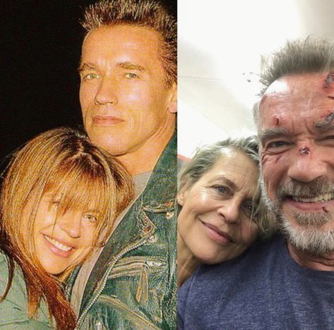 Terminator 6, Arnold Schwarzenegger Terminator 2, Linda Hamilton Terminator, Terminator Behind The Scenes, Linda Hamilton, Arnold Schwarzenegger Movies, Maria Shriver, Terminator Movies, Patrick Schwarzenegger