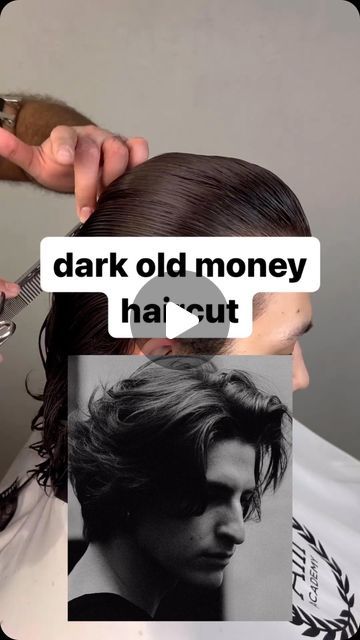 Hairbrained on Instagram: "Loving the long haircut @alberttadevosian • dark old money haircut  #barber #haircut #barberlife #poland #barbering #hairstyle #beard #barbershopconnect #hair #barberconnect #fade #polishboy #thebarberpost #warszawa #fashion #barberlove #wahl #barbergang #mensfashion #fryzjer #skinfade #wroclaw #warsaw #men #barbers #uppercut #menshair #instagood #style" Old Money Beard Style, Mens Old Money Hairstyle, Old Money Men’s Haircut, Old Money Mens Hairstyle, Medium Length Hair With Layers Men, Old Money Haircut Men, Old Money Hairstyles Men, Dark Old Money, Old Money Haircut