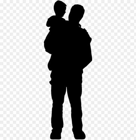 Father And Son Silhouette, Black Father And Son, Father Son Photos, Baby Silhouette, Father And Baby, Black Fathers, Silhouette Png, Beautiful Nature Wallpaper, Father And Son