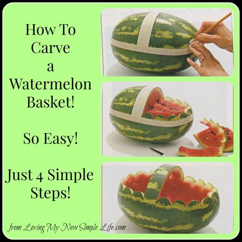 Search Results for Watermelon basket | Loving My New Simple Life Watermelon Carving Graduation, Watermelon Carving Wedding, Watermelon Carving Easy, Fruit Basket Watermelon, Watermelon Fruit Bowls, Watermelon Fruit Salad, Watermelon Basket, Watermelon Bowl, Baby Shower Fruit