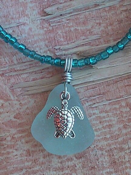 Beach Turtle, Turtle Sea, Sea Jewelry, Beachglass Jewelry, Seashell Jewelry, Discount Jewelry, Homemade Jewelry, Sea Glass Necklace, Shell Jewelry