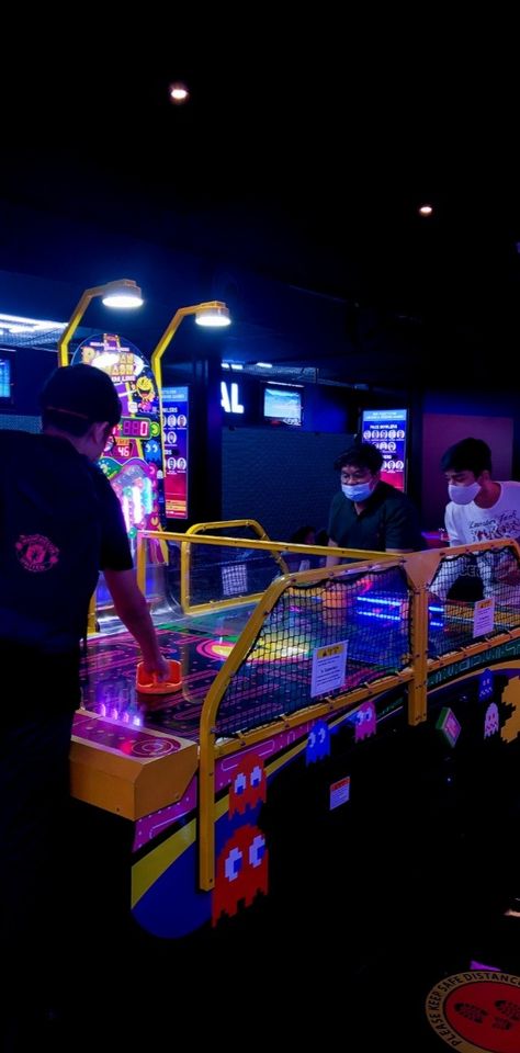 Air Hockey Aesthetic, Air Hockey Table, Air Hockey, Block Party, Interstellar, Game Night, Medical Supplies, Neon Lighting, Moscow