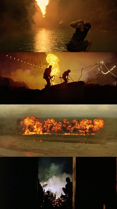 Apocalypse Now Aesthetic, Apocalypse Now Cinematography, Apocalypse Now Wallpaper, Amazing Cinematography, Cinematic Movies, Movie Color Palette, Roger Deakins, Filmmaking Cinematography, Cinema Colours