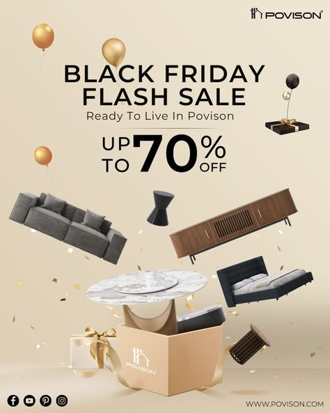 Get up to 70% OFF on your favorite pieces—hurry, these deals won’t last long! Shop now and make your home ‘ready to live in’ for less. 🏠✨
#BlackFriday #FlashSale #FurnitureDeals #ReadyToLiveIn #HomeMakeover #ShopNow Furniture Black Friday, Black Friday Furniture, Furniture Black, Sustainable Furniture, Holiday Sales, Flash Sale, Get Up, Black Friday, Flash