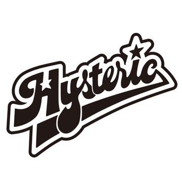 Hysteric Glamour Men, Hysteric Glamour Poster, Hysteric Glamour Logo, Hysteric Glamour Graphic, Glamour Logo, Y2k Fonts, Glamour Clothing, 2024 Stickers, Mood Bored