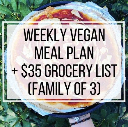 Weekly Vegan Meal Plan + $35 Grocery List (Family of 3) | The Friendly Fig Extreme Budget Vegan Meals, Budget Vegan Recipes, Vegan Prep Meals For The Week, Vegan Grocery List On A Budget, Frugal Vegan Meals, Cheap Vegan Meal Prep, Vegan Budget Meals, Vegan Weekly Meal Plan, Cheap Vegan Meal Plan