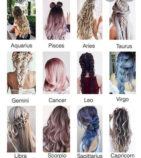 Zodiac Hairstyles, Hairstyles Zodiac Signs, Zodiac Signs Animals, Zodiac Signs Pictures, Zodiac Sign Fashion, Zodiac Signs Chart, Beautiful Braided Hair, Zodiac Signs Taurus, Zodiac Sign Traits