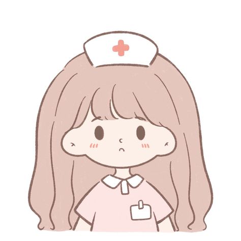 Chibi Doctor, Nurse Icon, Nurse Drawing, Notebook Drawing, Cute Sketches, Couple Wallpaper, Fondant Figures, Cute Profile Pictures, Cute Little Drawings