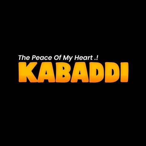 Kabaddi text pics Kabaddi Wallpaper, Kabaddi Logo, Kabaddi Logo Design, Black Wallpaper For Mobile, Kakashi Drawing, Name Photo, Black Wallpaper, Flower Painting, Logo Design