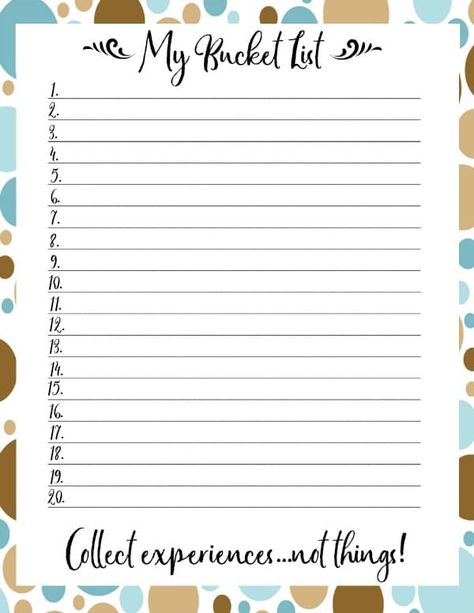 Bucket List Printable Templates, Bucket List Design Layout, Bucket List Template Free Printable, Bucket List At Home, Bucket List Wallpaper, Free Printable Bucket List, Christmas Bucket List Printable, Life Bucketlist, Meeting Goals