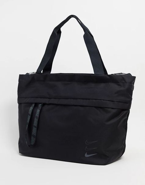 Nike Tote Bag, Nike Tote Bags, Nike Purses, Nike Lanyard, Nike Bags, What In My Bag, Shirt Bag, Bags Aesthetic, Shopper Bag