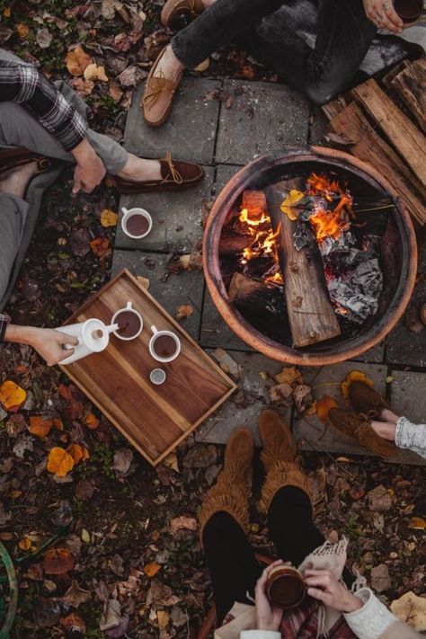 Fall Inspiration, Fall Feels, Best Seasons, Autumn Cozy, Fall Favorites, Autumn Aesthetic, On The Ground, Two People, A Fire