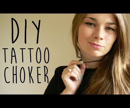 DIY Tattoo Choker #90sNostalgia How To Make Tattoo, Craft Workshop Ideas, Tattoo Necklace, 90s Tattoos, Tattoo Choker Necklace, Necklace Tattoo, Craft Workshop, Tattoo Choker, Paracord Knots