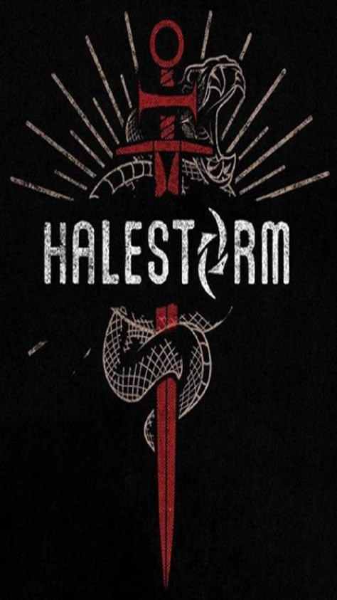 Halestorm Album Covers, Halestorm Aesthetic, Halestorm Wallpapers, Halestorm Poster, Halestorm Tattoo, Punk Band Logos, Record Pictures, Culture Collage, Creepypasta Girls