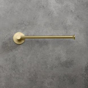 Single Arm Towel Bar | Wayfair Bathroom Towel Ring, Hand Towel Bar, Wall Mount Faucet Bathroom, Bar Rack, Bathroom Hardware Set, Single Hole Bathroom Faucet, Brass Bathroom, Bathroom Towel Bar, Bathroom Towel