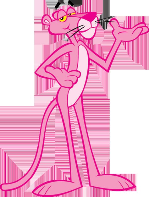 2008 What Colors Mean, Pink Panther Theme, Panther Character, Pink Panther Cartoon, The Pink Panther, Children's Comics, Pink Cartoon, American Animals, Classic Cartoon Characters