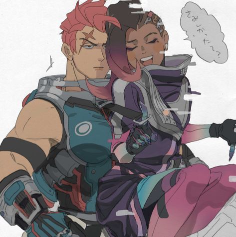 Sombra Overwatch, Overwatch Funny, Overwatch Comic, Lesbian Art, Overwatch 2, Fandom Games, Movie Game, Girls In Love, Overwatch