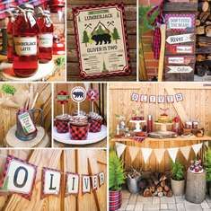 Little Lumberjack Party - outdoor activities, grizzly bears campfires and so much s'more! - Little lumberjack Lumberjack Party Decor, Plaid Party Decorations, Lumberjack Birthday Invitation, Happy Birthday Wishes For Her, Lumberjack Party Decorations, Lumberjack First Birthday, Happy Birthday Wishes For Him, Happy Birthday Wishes For A Friend, Lumberjack Birthday Party