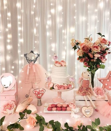 Tutu Ballerina Themed Baby Shower Ideas – Baby Shower Ideas 4U Ballerina Baby Shower Theme, Tutu Party Decorations, Ballerina Baby Shower Invitations, Ballet Baby Shower, Tutu Decorations, Themed Baby Shower Ideas, Baby Shower Cake Table, Ballerina Invitations, Tutu Baby Shower