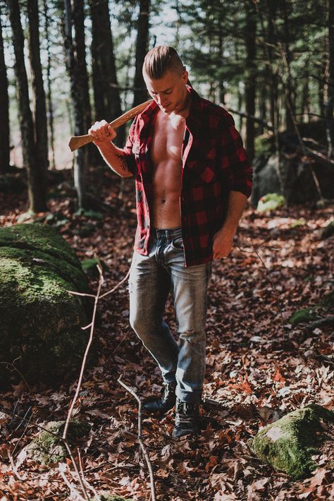 Lumberjack Photoshoot, Lumberjack Aesthetic, Lumberjack Men, Uniform Men, Book Edits, Men In Uniform, Lumberjack, Book Aesthetic, Tights