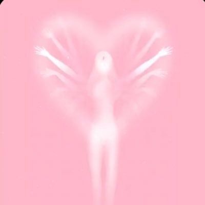 Light Pink Pfp Y2k, Connecting Spiritually, Pink Magic Aesthetic, Pink Y2k Pfp, Spiritual Pfp, Pink Pisces, Pisces Core, Pink Angel Aesthetic, Embracing Femininity