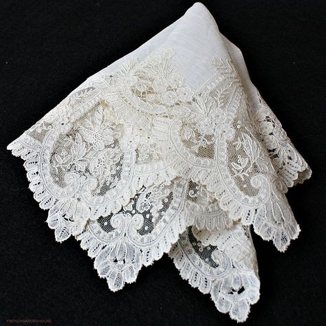 The Dominant's Preference - FSOG Fanfic by DJC-FSOG&PP - CHAPTER 8 - "“You use antique hankies?” I ask, spying the rather delicate fabric in his oversized hand..................  “Yes. It’s a first edition." Bridal Handkerchief, Antique Things, Vintage Wedding Cake Topper, Lace Handkerchief, Embroidered Bedding, Ladies Handkerchiefs, Embroidered Handkerchief, Wedding Cakes Vintage, Vintage Handkerchiefs