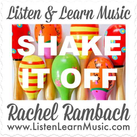 Shake It Off cover art Color Song, Orff Activities, General Music Classroom, Movement Songs, Rhythm Activities, Music Therapist, Elementary Music Lessons, Abc Songs, Music Lesson Plans