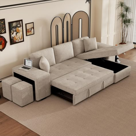 Family room with sectional