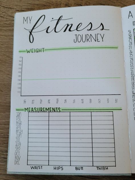 Fitness journeybullet journaljournaling2022greenworkout Fitness Bullet Journal, Planning Sport, Bullet Journal Health, Bullet Journal Mental Health, Goals Bullet Journal, Bullet Journal Ideas Templates, Creating A Bullet Journal, Bullet Journal Mood Tracker Ideas, Bullet Journal Tracker