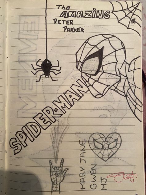 Spiderman Doodle Art, Spiderman Doodles Easy, Spiderman Easy Drawing, Spider Man Drawing Easy, Spiderman Drawing Easy, Spiderman Doodles, Spiderman Scene, Doodle Name, Elmo Wallpaper