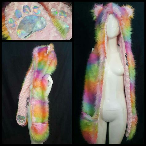 Fluffy Rave Outfit, Rainbow Rave Outfit, Festival Makeup Rave, Rave Outfits Festivals, Outfit Festival, Outfits Rave, Rainbow Bright, Rave Outfit, Lisa Frank