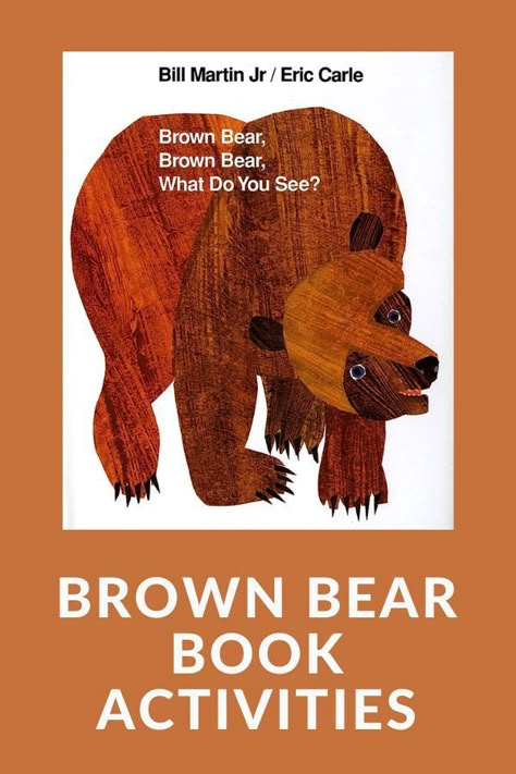 Read the classic book & then try one of these amazing hands-on Brown Bear, Brown Bear, What Do You See? activities. Sarah Mackenzie, Best Toddler Books, The Rainbow Fish, Brown Bear Brown Bear, Dear Zoo, Sandra Boynton, Bear Brown, Summer Books, Eric Carle