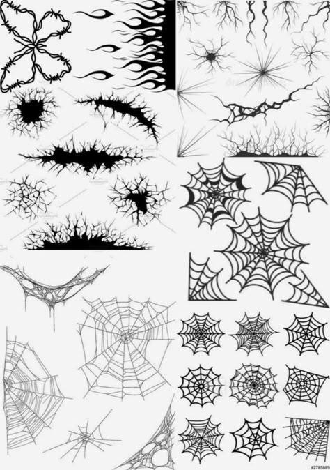 Tattoo Ideas Arm Sleeve Men, How To Draw Barbed Wire Step By Step, Grunge Tattoo Ideas Drawings, Simple Dark Tattoos, Spider Web Tattoo, Tato Minimal, Grunge Tattoo, Web Tattoo, Sharpie Tattoos