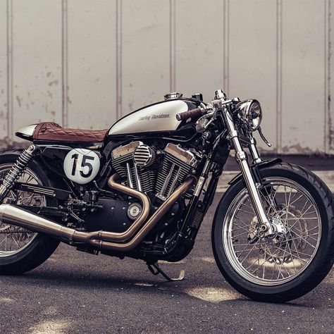 Harley-davidson Sportster, Sportster Cafe Racer, Cb 450, Harley Davidson Sportster 883, Harley Davidson Sportster 1200, Мотоциклы Cafe Racers, Sportster 1200, Bike Exif, Cafe Racer Bikes