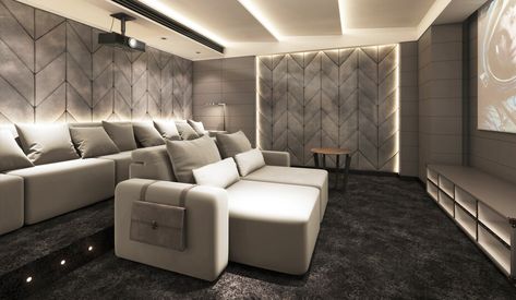 Luxury Home Cinema Room, Home Cinema Design, Cinema Chairs, Home Theater Room Design, Theater Rooms, Theater Furniture, Theater Room Design, Karaoke Room, Home Theater Furniture