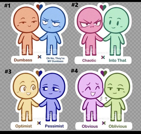 Cutest Ship Dynamics, Quiet X Loud Ship Dynamic, Opposite Personality Couple, Top And Bottom Relationship Dynamics, Relationship Poses Reference, Toxic Ship Dynamics, Positions Reference Couple Pose Names, Ship Dynamic Art, Wlw Ship Dynamics