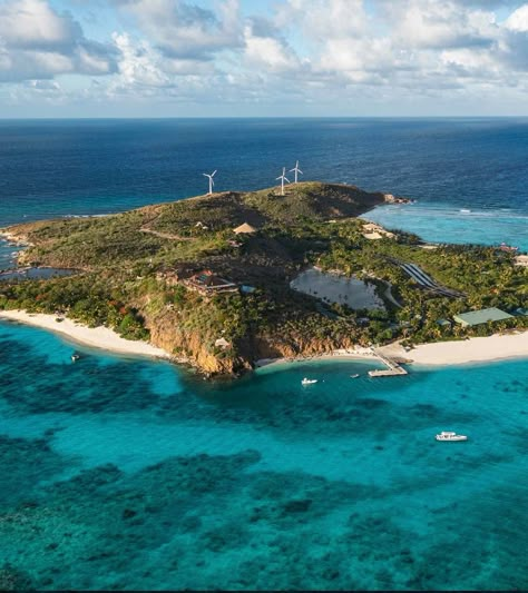 Necker Island | Private Island Retreat in the Caribbean Private Island Aesthetic, Dream Scenery, Dream Home Pool, Necker Island, Overwater Villa, Island Design Ideas, Lux Interior, Trouble In Paradise, House Lannister