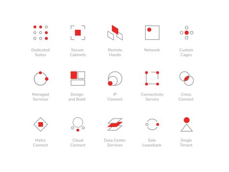 Data Center icons - Abstract Set by Alena Sokolova on Dribbble Abstract Icons Design, Data Icon Design, Unique Icon Design, Abstract Icon Design, Abstract Iconography, Minimal Icon Design, Connectivity Design, Infographic Icons, Iconography Design